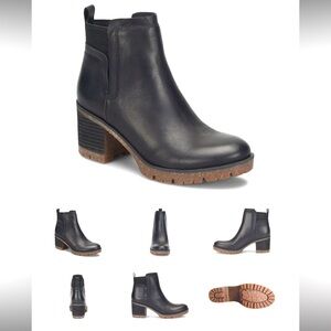 KORKS black Elsie boots, size 9, roomy and cushiony, EUC
